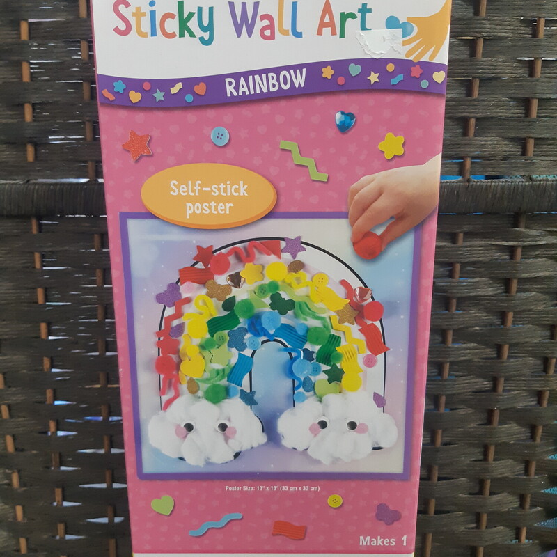 Rainbow Wall Art, 3+, Size: Create