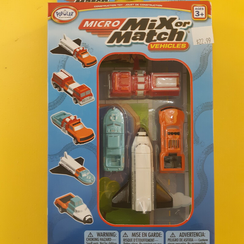 Mircro Mix Or Match 4 Veh, 3+, Size: Vehicle