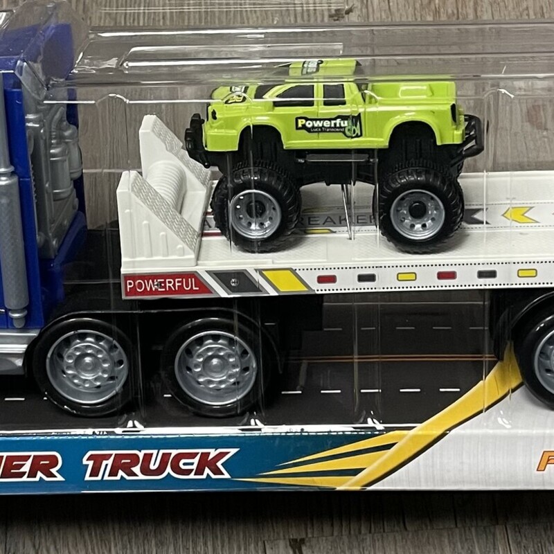 Turbo Carrier Truck, Blue, Size: NEW!