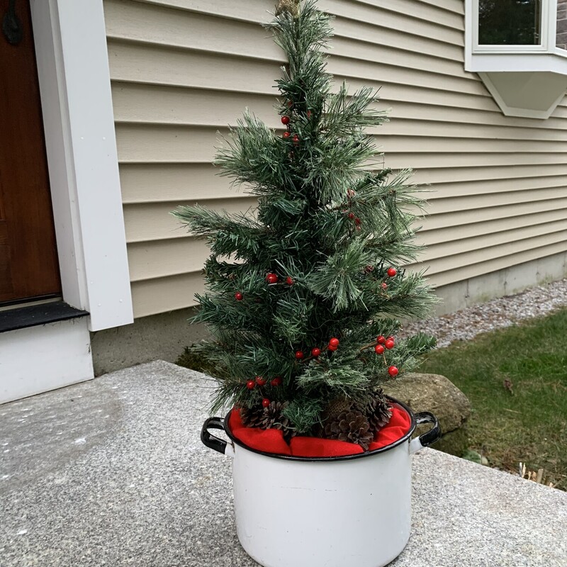 Christmas Tree In Enamel