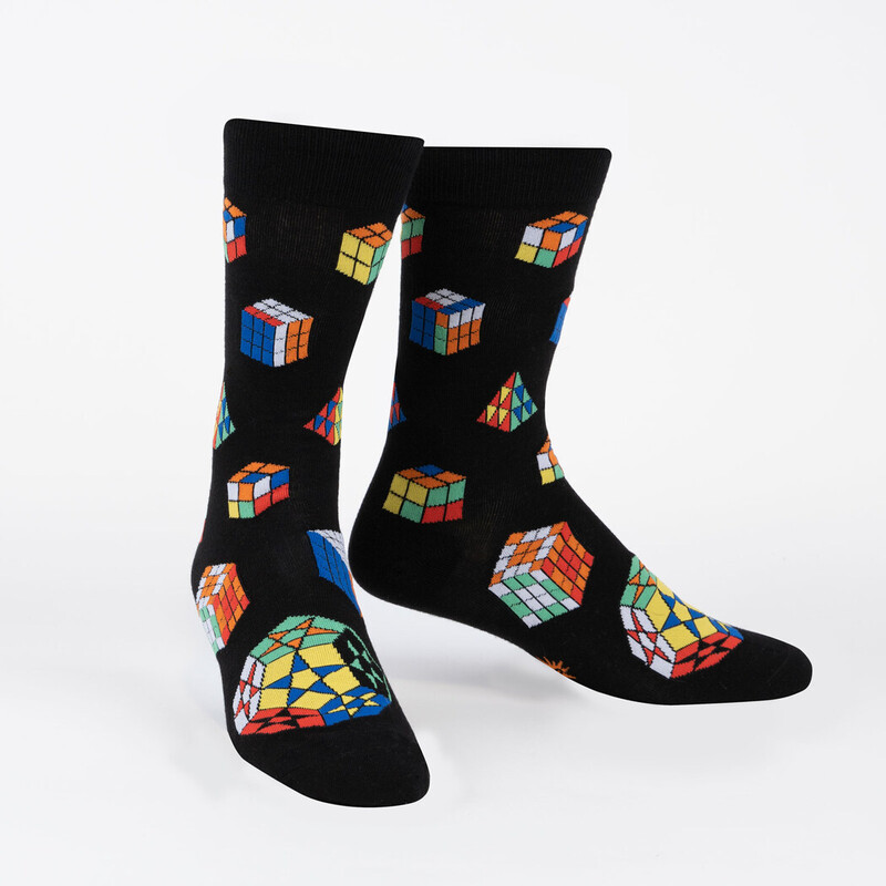 Puzzle Box Mens Socks, Black, Size: Socks