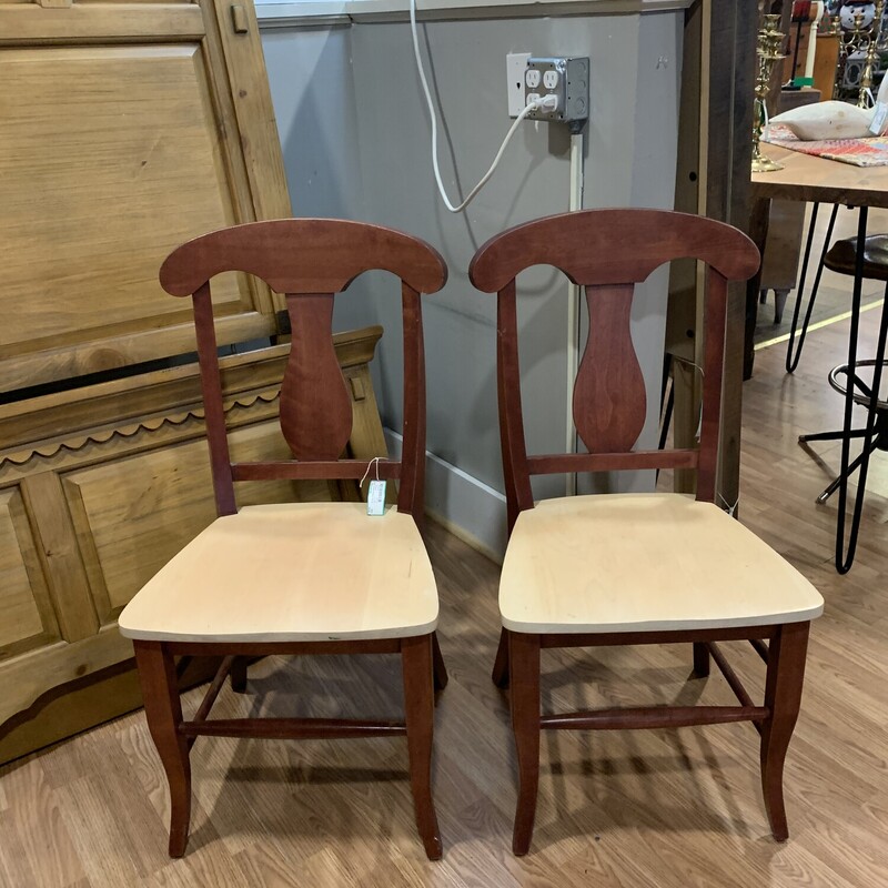 Pr Maple Chairs