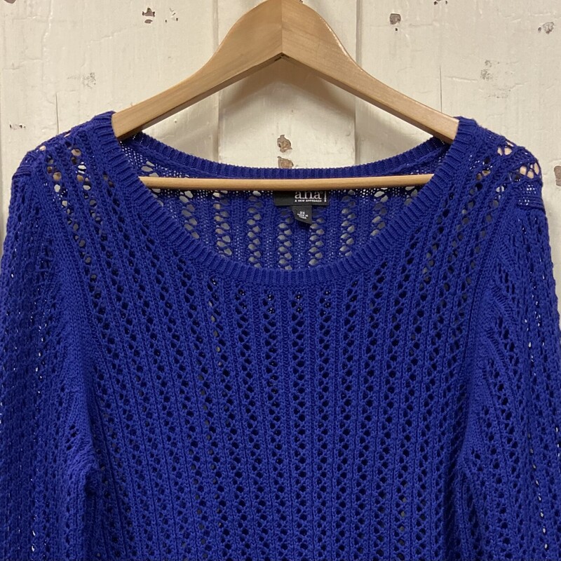 Blu/prp Knit Sweater