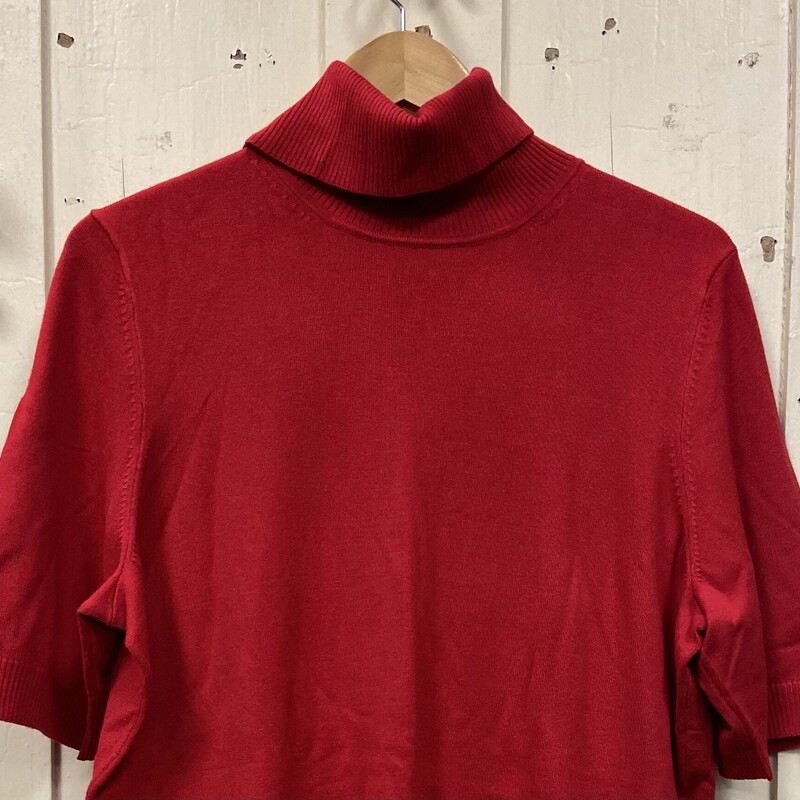 NWT Red SS Turtle Sweater