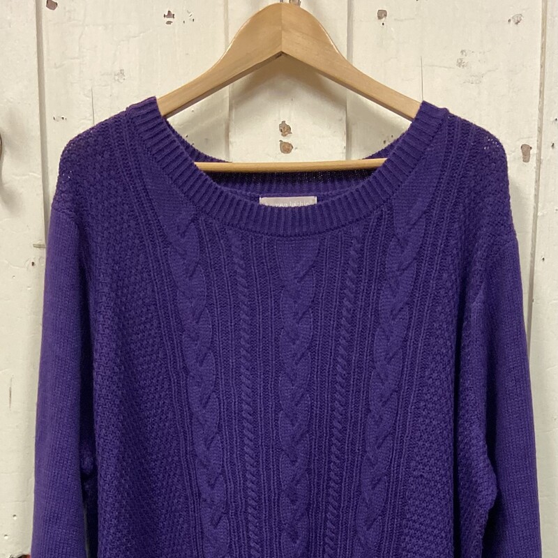 Prpl Cable Sweater Dress