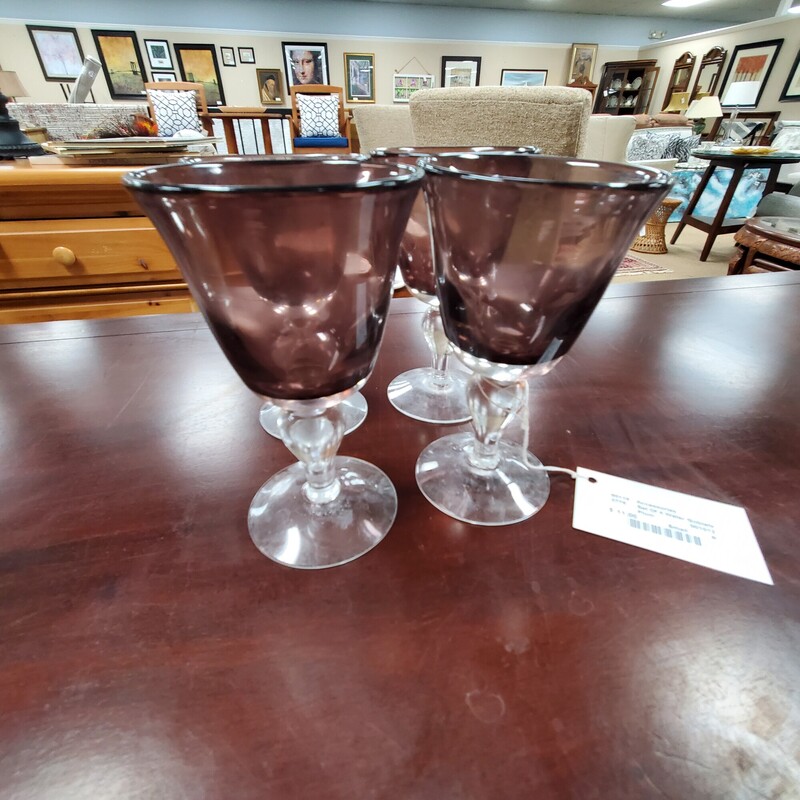 Set Of 4 Water Goblets