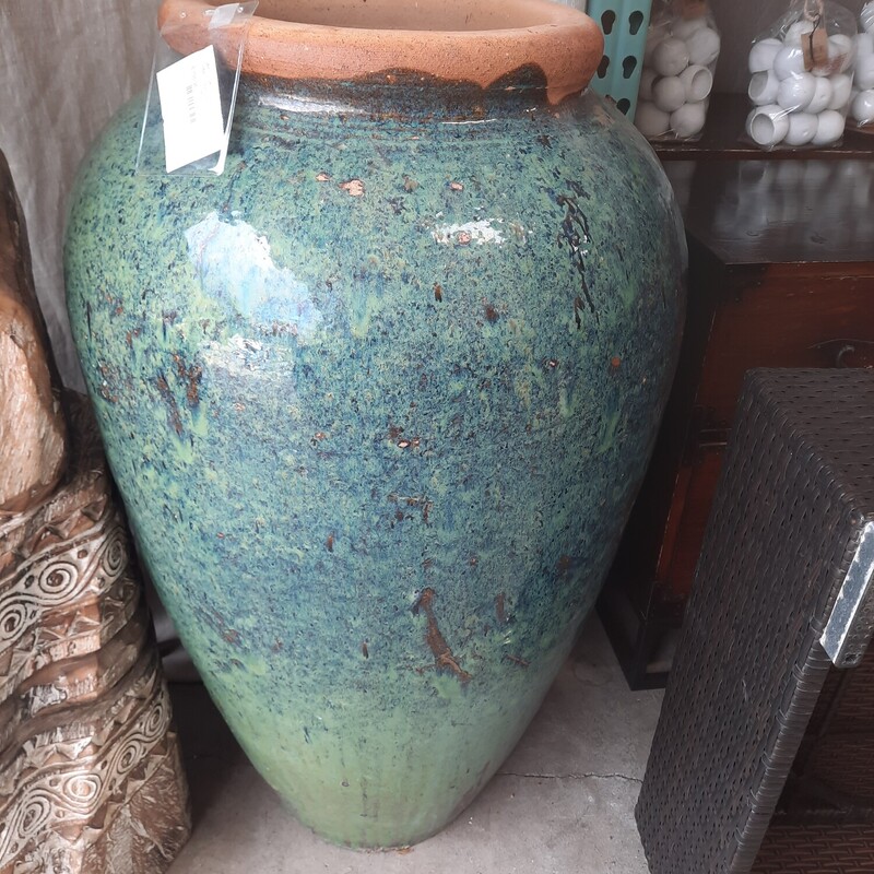 Teal Vase, None, Size: None