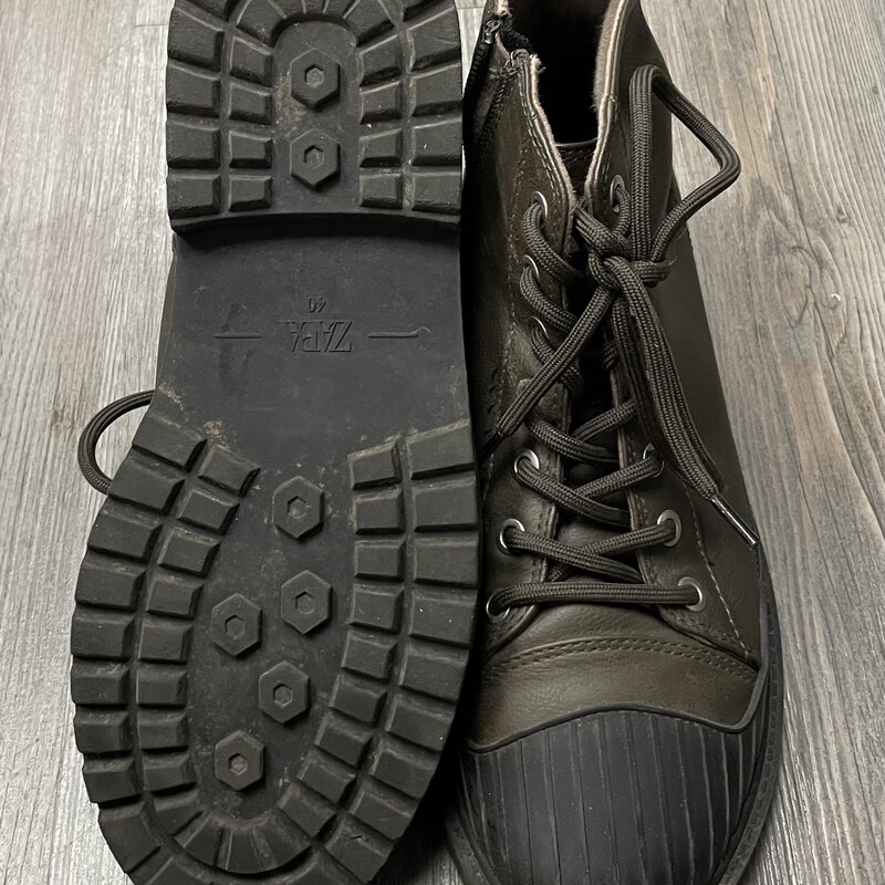 Zara Shoes, Darkgrey, Size: 7 Mens
