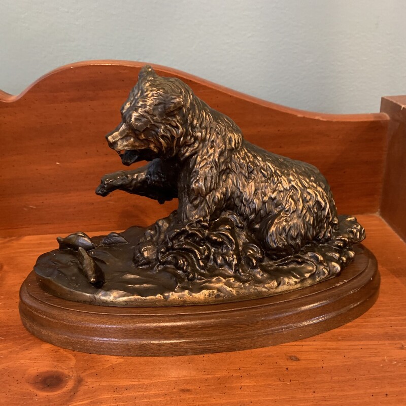 Bronze Bear Statue