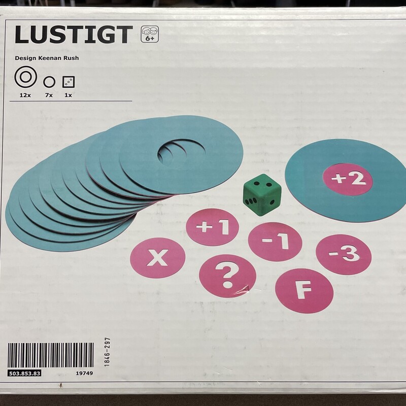 Lustigt, Multi, Size: 6+
Ikea Developmental game.
Complete.