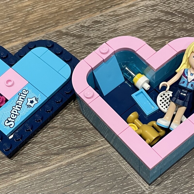 Lego Stephanie Heart Box, Multi, Size: Used