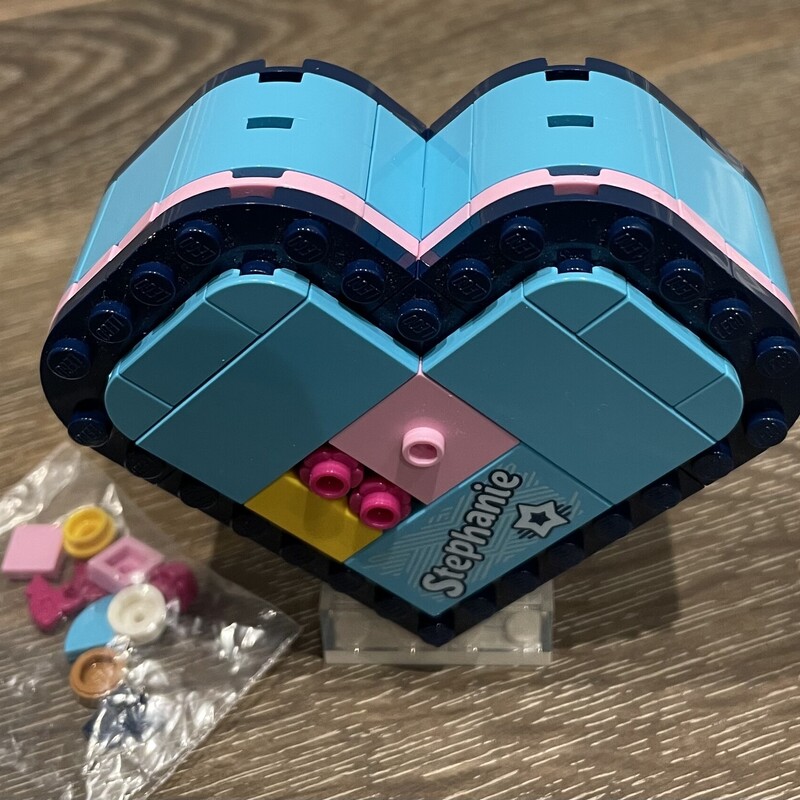Lego Stephanie Heart Box, Multi, Size: Used