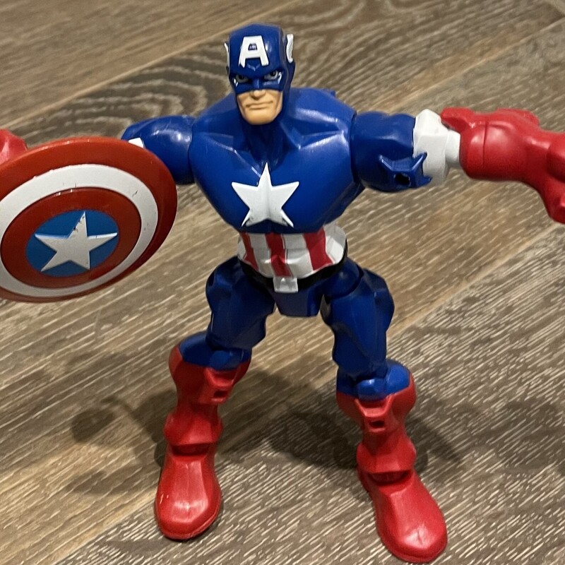 Captain America Action Figure.
Multi, Size: 3+