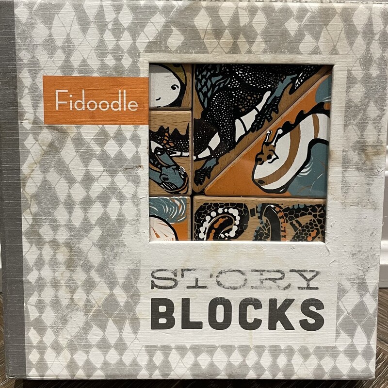 Fidoodle Story Blocks, Multi, Size: Wooden
Discoloured packaging.