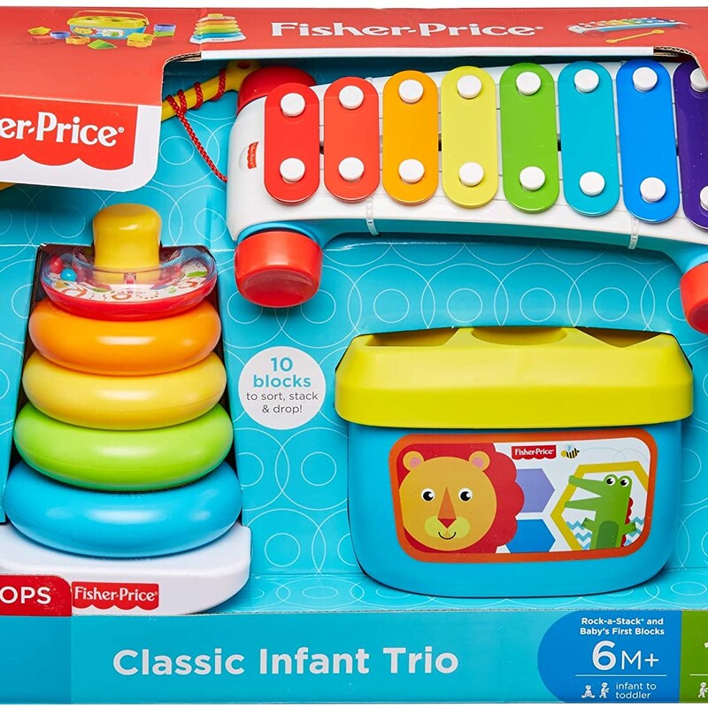 Classic Infant Trio, 6m-18m+, Size: Infant