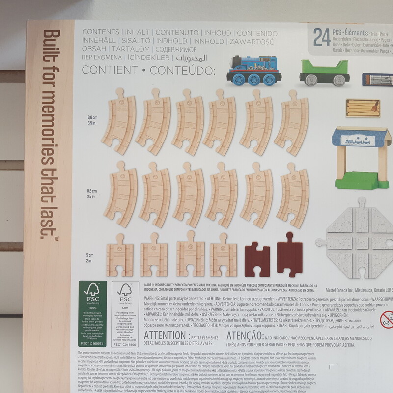 Figure 8 Track And Train, Wood, Size: Train