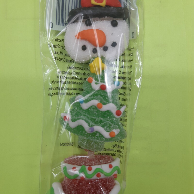 Candy Kabob Christmas, 3 Pieces, Size: Candy