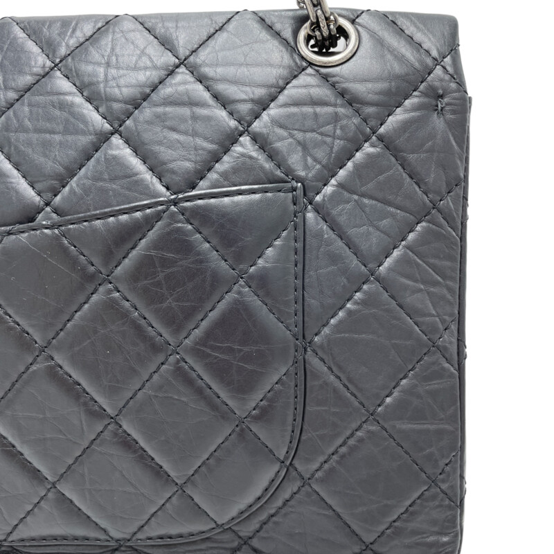 Chanel Reissue 226 Flap Purse
Color: Black, Silver

Size: 12.5 W, 8 H