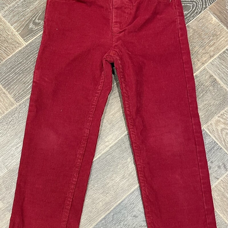 Jacadi Corduroy Pants, Red, Size: 4Y