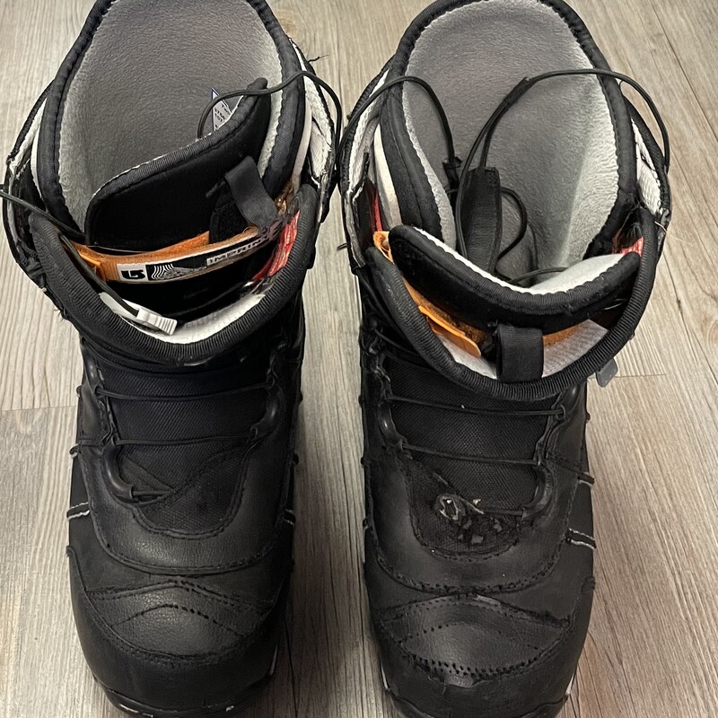 Burton Imprint Snow Board Boots, Black, Size: 6Y