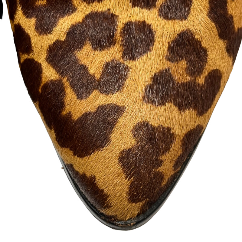 1 State Bootie<br />
Cheetah Print<br />
Chunky Heel<br />
Brown and Tan<br />
Size: 6.5