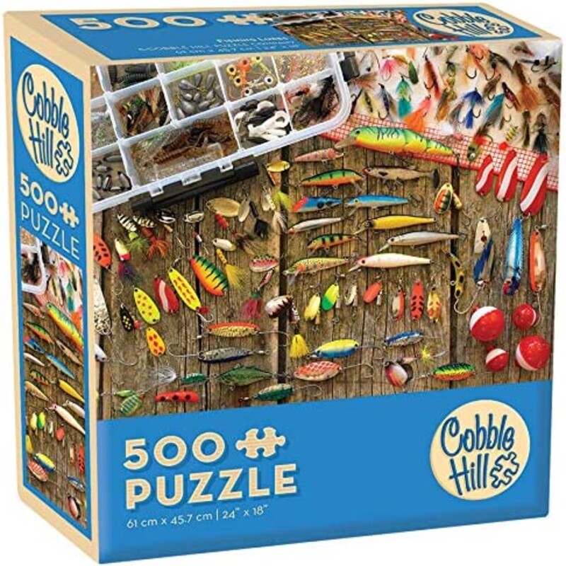 Fishing Lures 500Pc Puzzl, Ages 12m, Size: Puzzle
