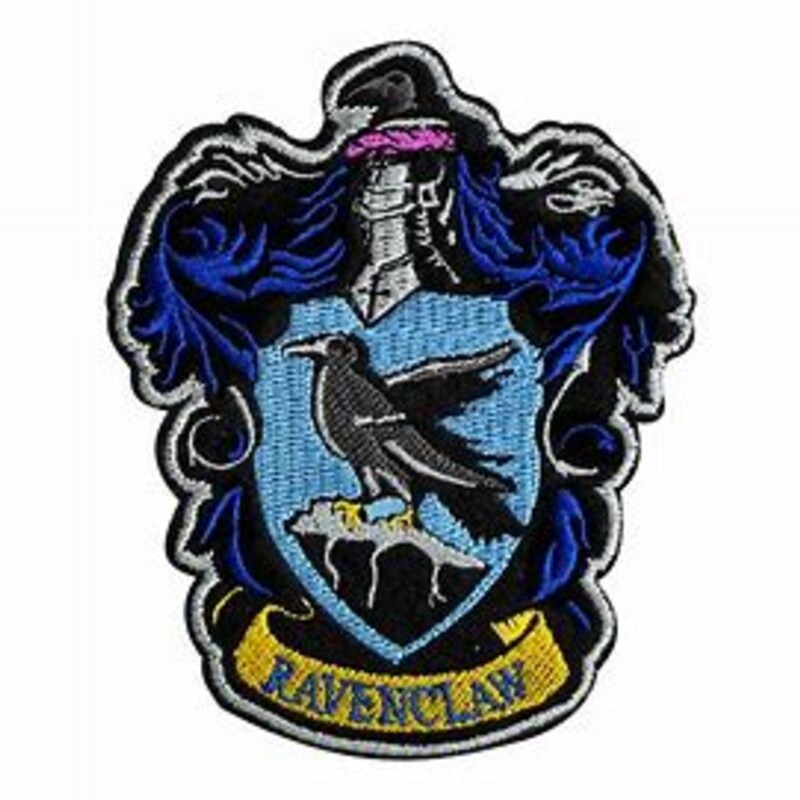 Ravenclaw Crest Sticker, Blue, Size: Stickers