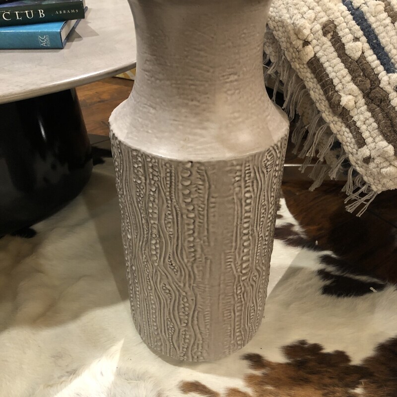 Grey And White Vase