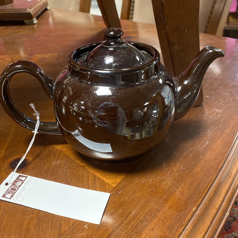 Black Lidded Teapot