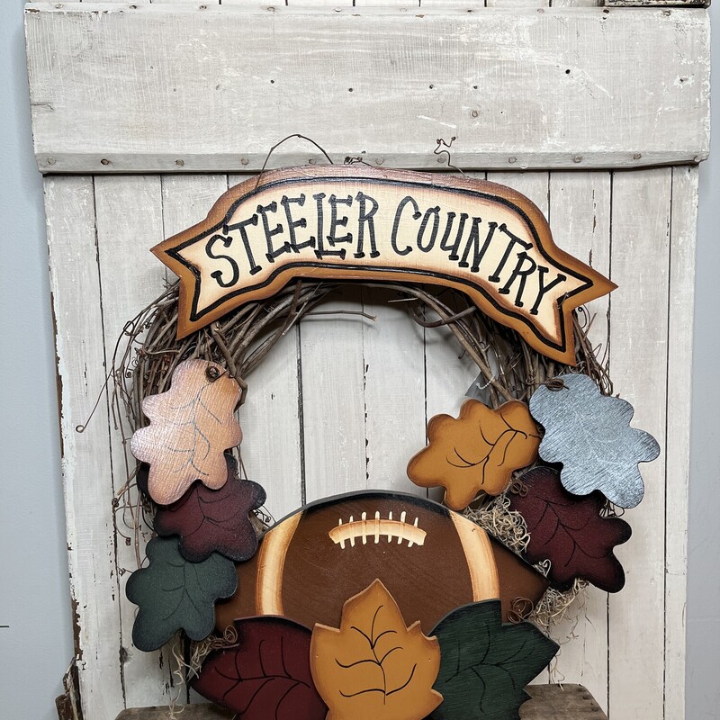 Steelers Wreath