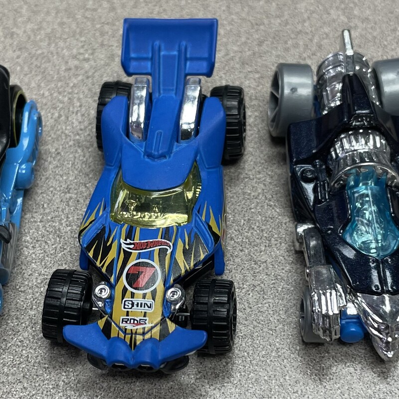 Metal Die Cast Cars/motercycle, Blue, Size: 3 Pcs