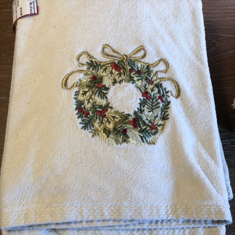 Holiday Wreath Towel - Se