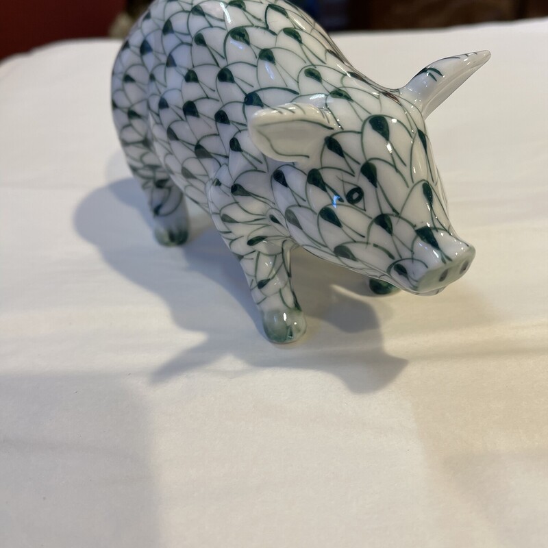 HP Fishnet Pig, Green/wh, Size: 6.5