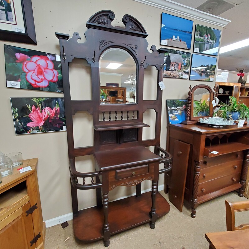 Antique Hall Tree Savannah Furniture Consignment