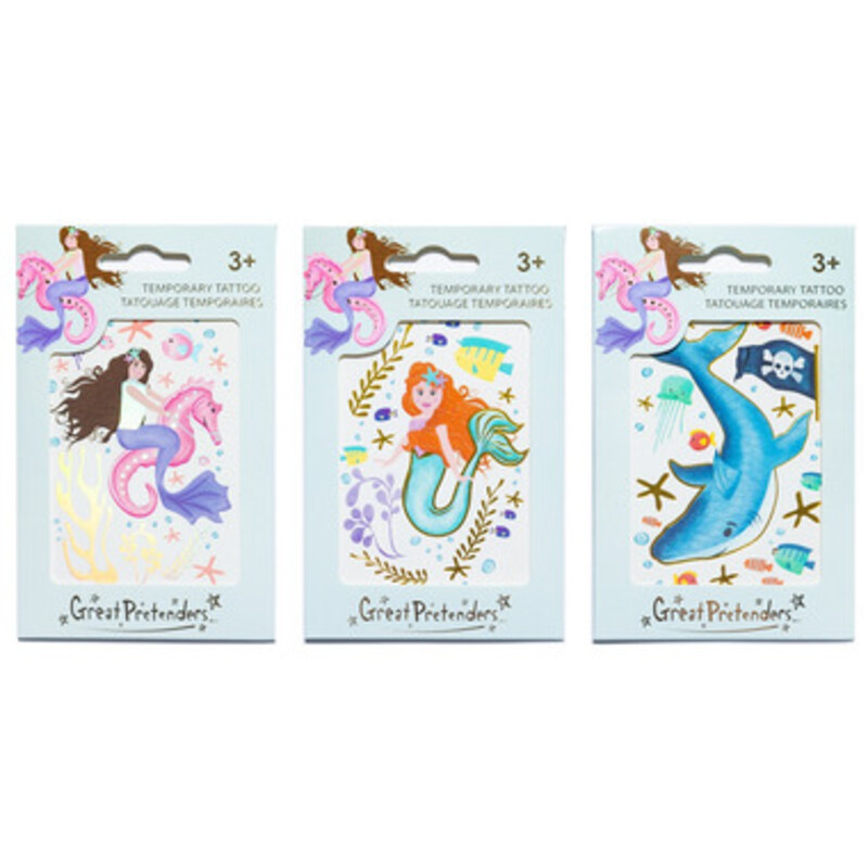 Mermaid Tattoos, 3+, Size: Tattoos