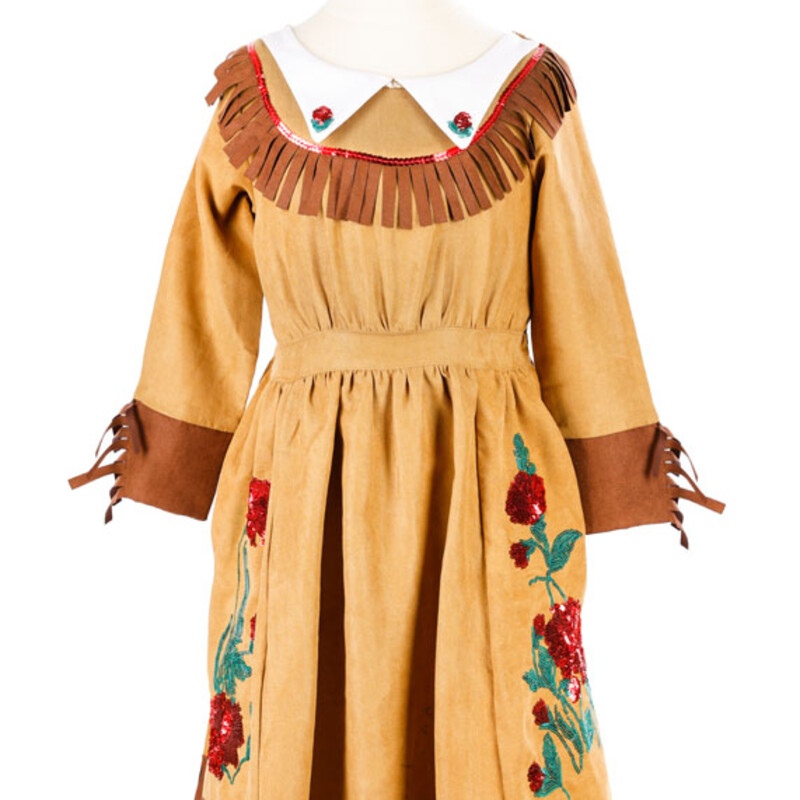 Wild West Cowgirl Dress, S 5-6, Size: Dress Up
