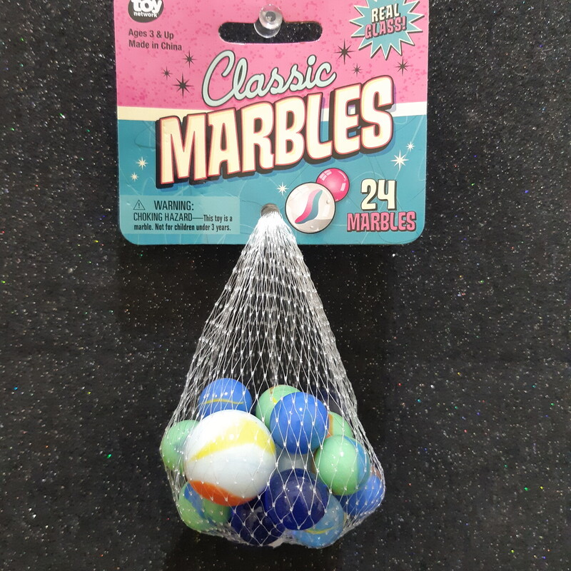 Classic Marbles (24), 3+, Size: Loot Bag