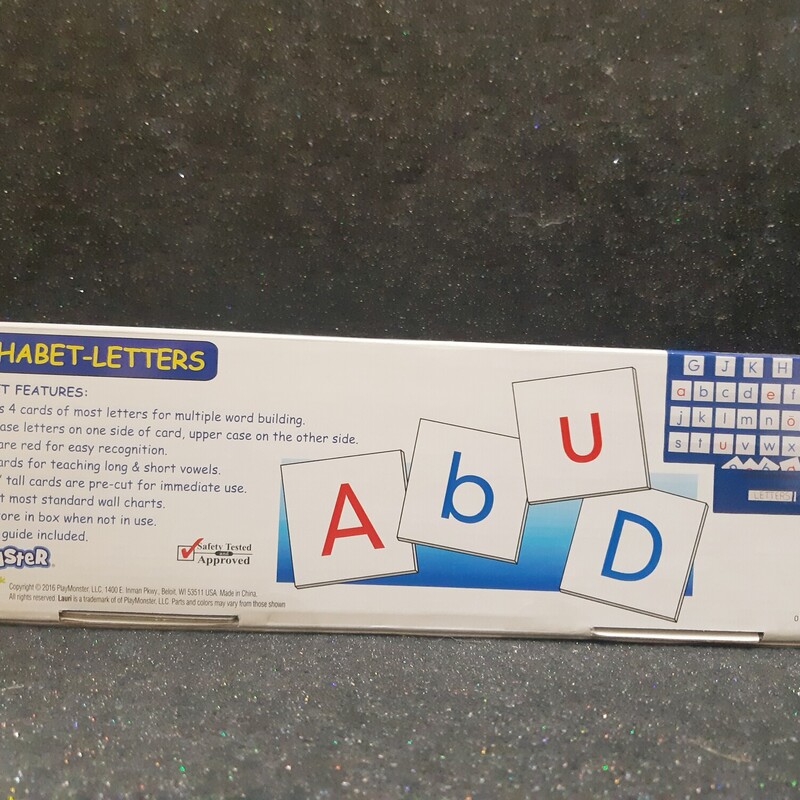 Alphabet Card Set, 4+, Size: Preschool