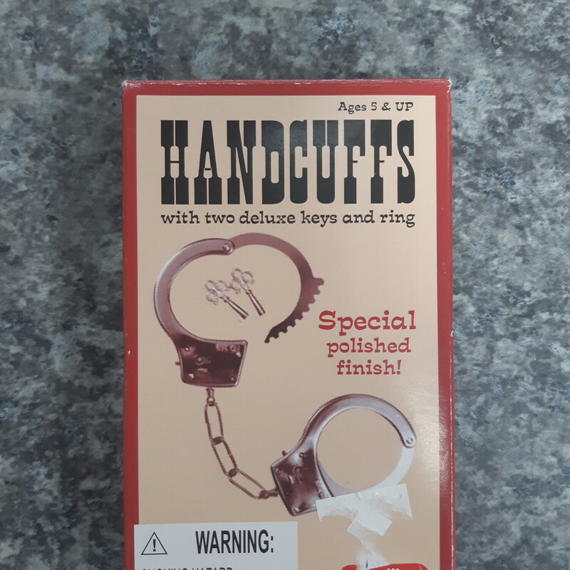 Metal Handcuffs, 3+, Size: Magic