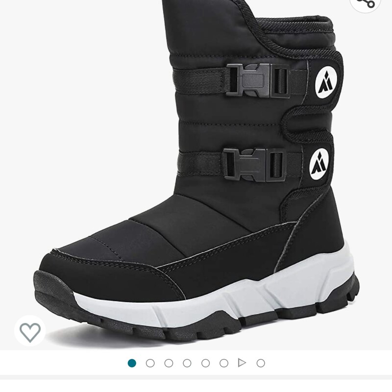 NEW BUBARUN SNOW BOOTS, BLACK, Size: UNKNOWN