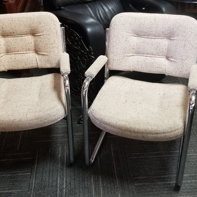 Pair of vintage chairs. 23in wide