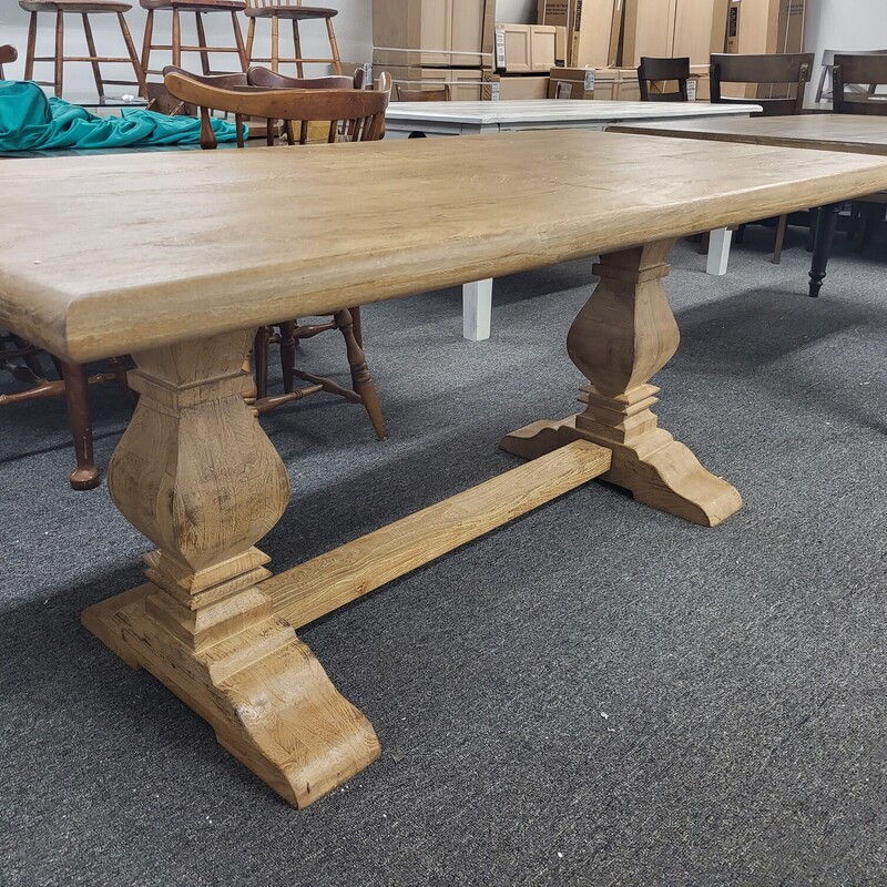 6 Ft Antiqued Dining Table