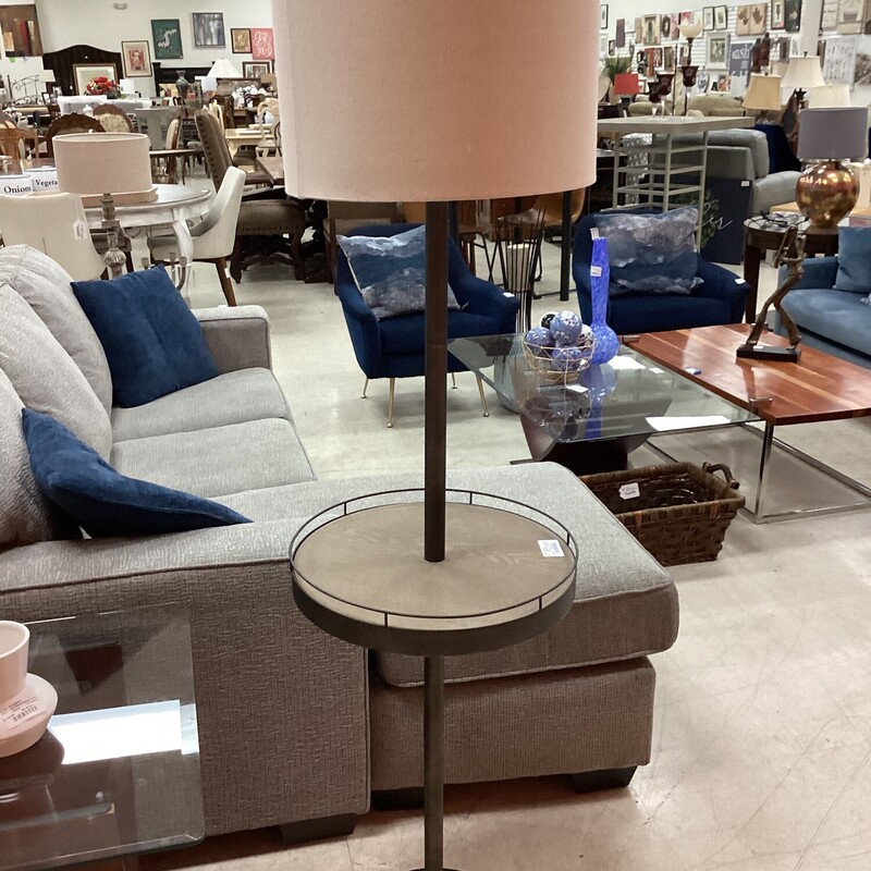 Modern Floor Lamp W/ Shel Chic & Cozy Consignment Furniture