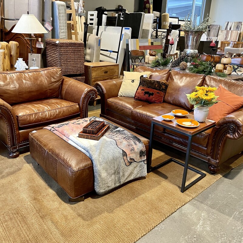 Leather Sofa/Chair Set