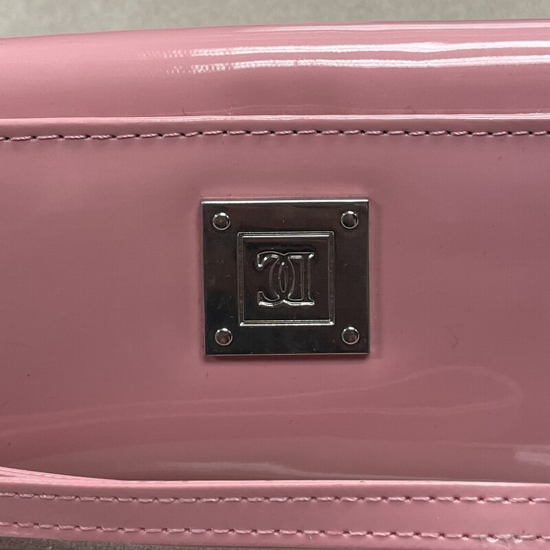 Patent Wallet, Pink, Size: None