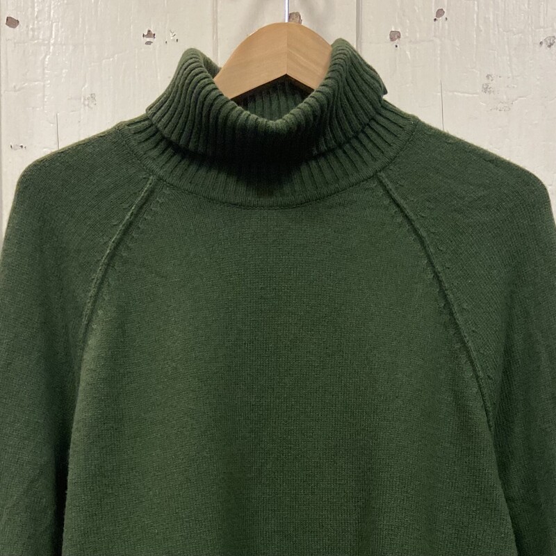 Grn Wool Turtle Sweater
