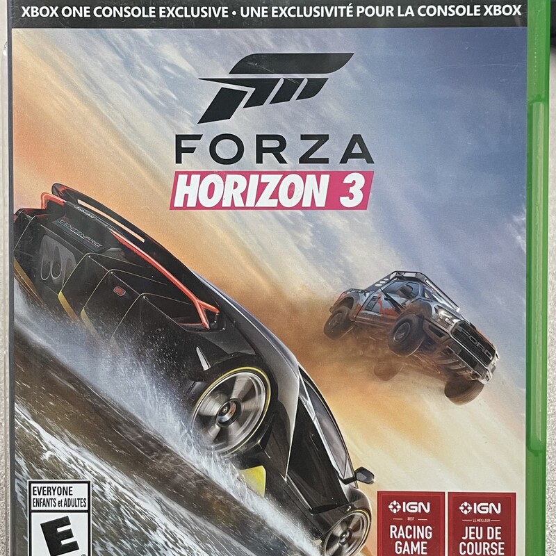 Xbox One Forza Horizon 3, Multi, Size: Used