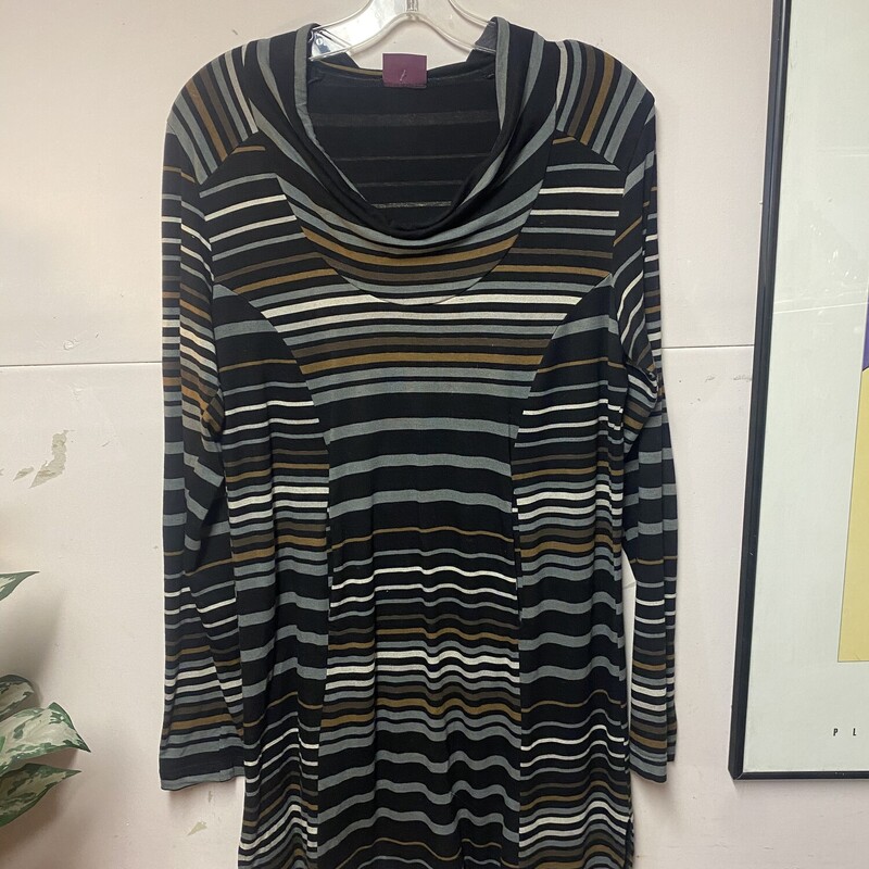Tunic Knit Cowl Stripe
