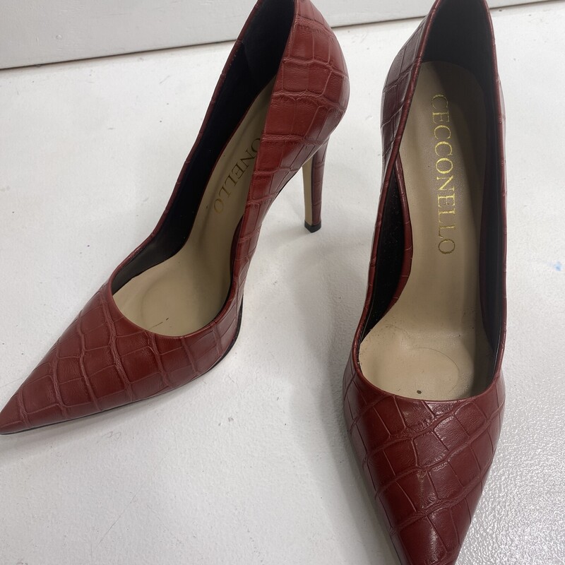 Cecconello Heels, Size: 36, Color: Red