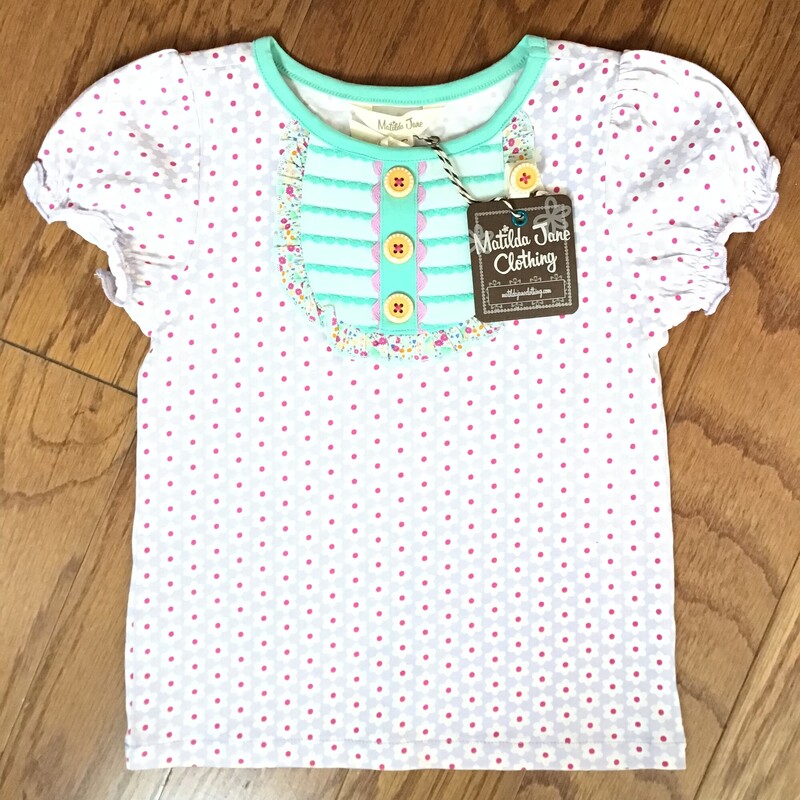 Matilda Jane Shirt, White, Size: 4

ALL SALES ARE FINAL

PLEASE ALLOW AT LEAST 1 WEEK FOR SHIPMENT